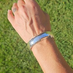 Pure Silver Cuff Bracelet